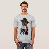 T-shirt Je suis le chien de boxe Cool (Devant entier)