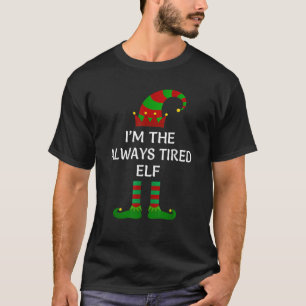 T-shirt Je suis le Chr de famille toujours fatigué Elf Mat