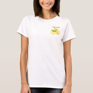 T-shirt Je suis le citron, ensemble d'appariement amusant