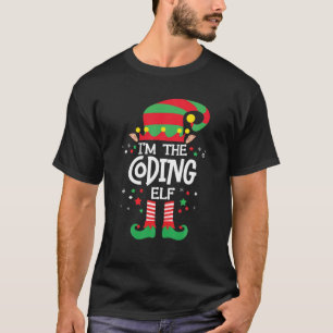 T-shirt Je suis le Coding Elf Family Group Correspondant N