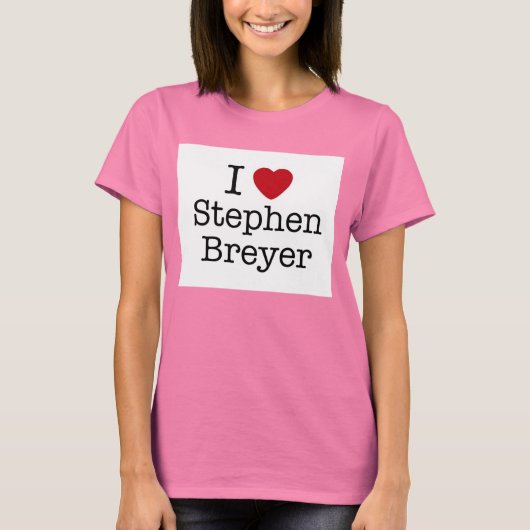 T-shirt Je suis le coeur Stephen Breyer (Devant)