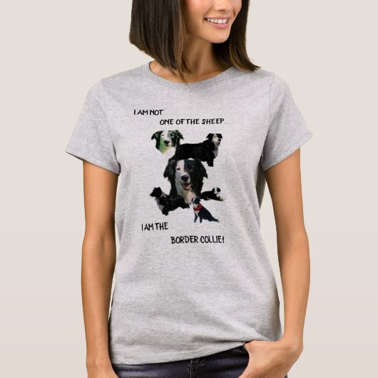 T-SHIRT "JE SUIS LE COLLIE FRONTALIER" (Devant)