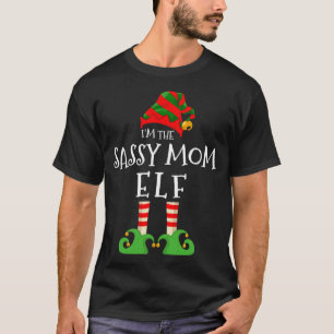 T-shirt Je suis le Cool Elf de maman Sassy qui ressemble à