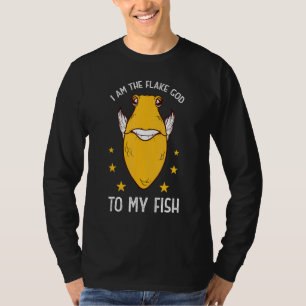 T-shirt Je Suis Le Dieu Flacé À Mon Éleveur De Poissons Ea