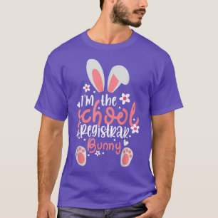 T-shirt Je suis le directeur de l'école Bunny Easter Day S