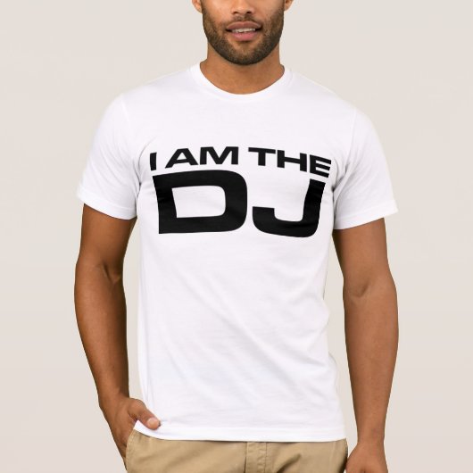 T-shirt Je suis le DJ (Devant)