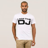 T-shirt Je suis le DJ (Devant entier)