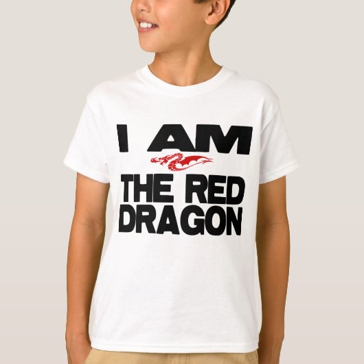 T-shirt Je suis le dragon rouge (Devant)
