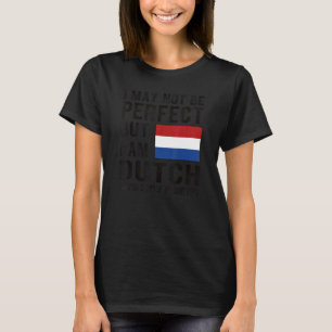 T-shirt Je suis le drapeau néerlandais Pays-Bas Heritage D