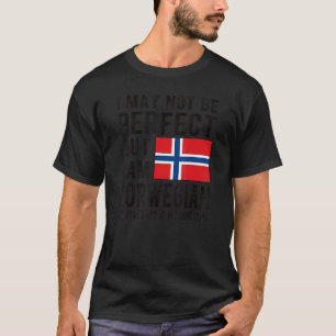 T-shirt Je suis le drapeau norvégien Norvège Patrimoine no