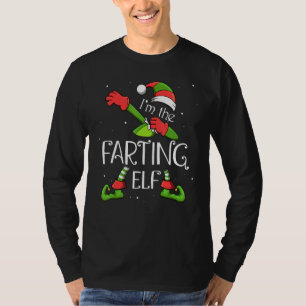 T-shirt Je suis le elfe de Farting Dabbing Père Noël Noël