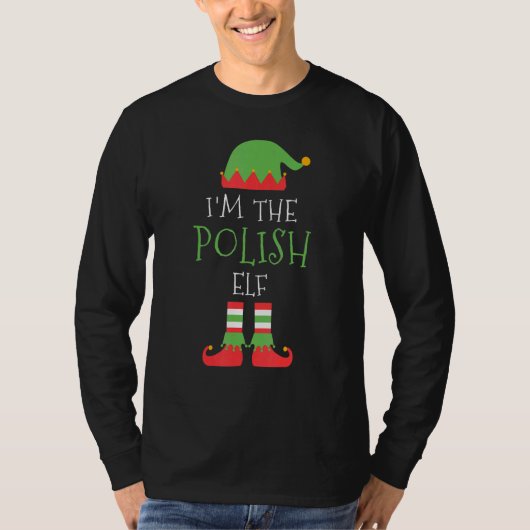 T-shirt Je Suis Le Groupe Polonais Elf Christmas Family Ma (Devant)