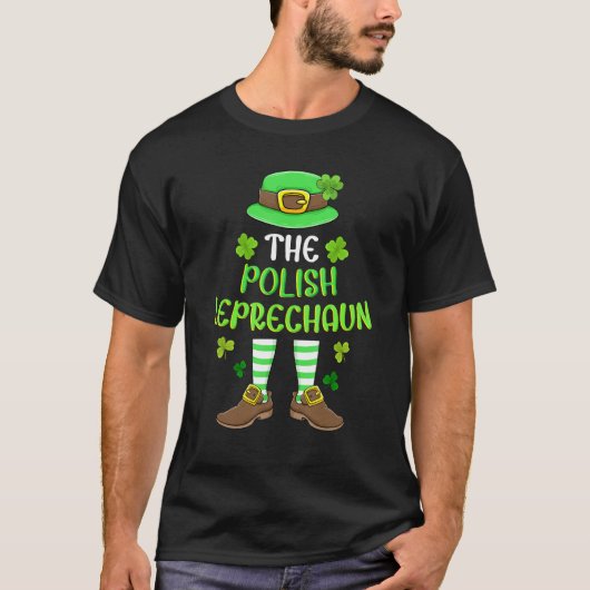 T-shirt Je Suis Le Groupe Polonais Leprechaun Qui Correspo (Devant)