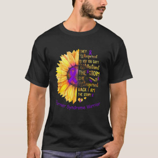 T-shirt Je suis le guerrier du syndrome de Turner tempête