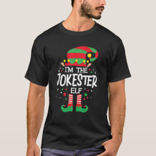 T-shirt Je suis le Jokester Elf Family Group Matching Chri