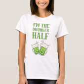 T-shirt Je suis le jour de St Patrick de couples de (Devant)