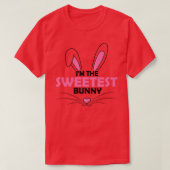 T-shirt Je suis le lapin le plus doux Graphic mignon jour  (Design devant)