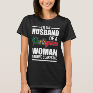 T-shirt Je suis le mari d'une femme portugaise rien de cic