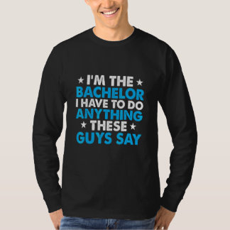 T-shirt Je suis le marié Citation Enterrement de vie de ga