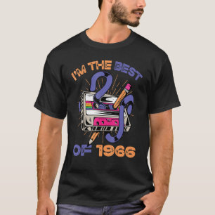 T-shirt Je suis le meilleur de 1966 Vintage Cassette Tape