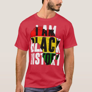 T-shirt Je suis le Mois de l'histoire des Noirs Célébratio