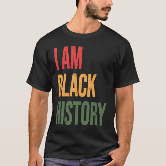 T-shirt Je Suis Le Mois De L'Histoire Noire (Devant)