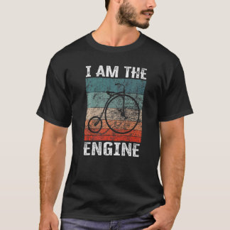 T-shirt Je suis le moteur du ventilateur cycliste