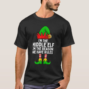T-shirt Je suis Le Moyen-Elfe qui correspond à Noël de fam