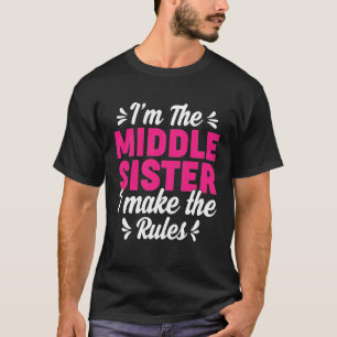 T-shirt Je suis Le Moyen-Enfant Drôle Citations de frères 