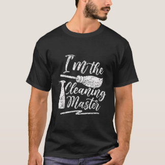 T-shirt Je Suis Le Nettoyeur Maître Nettoyage Jour Nettoya