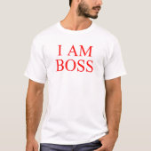 T-shirt Je suis le patron (Devant)