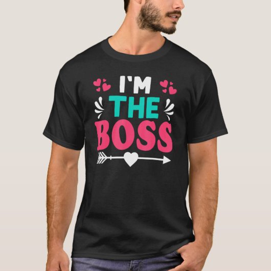 T-shirt Je suis le patron (Devant)