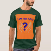 T-SHIRT JE SUIS LE PATRON (Devant)