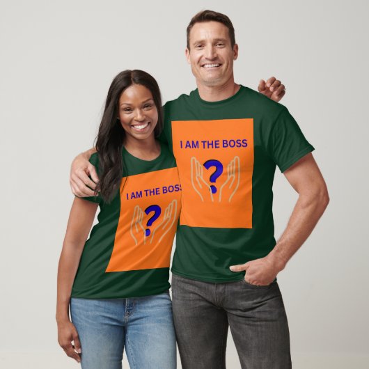 T-SHIRT JE SUIS LE PATRON (Unisexe)