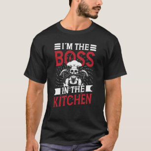 T-shirt Je suis le patron en cuisine pour cuisiniers cuisi