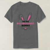 T-shirt Je suis le Phlebotomiste Bunny Graphic mignon jour (Design devant)