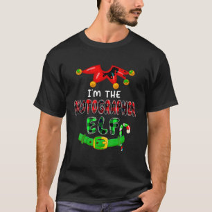 T-shirt Je suis le photographe Elf Xmas Costumes Elf Lover