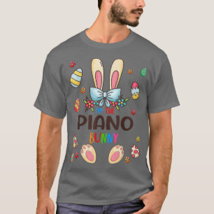 T-shirt Je suis Le Piano Bunny Jour de Pâques Jour de Corr