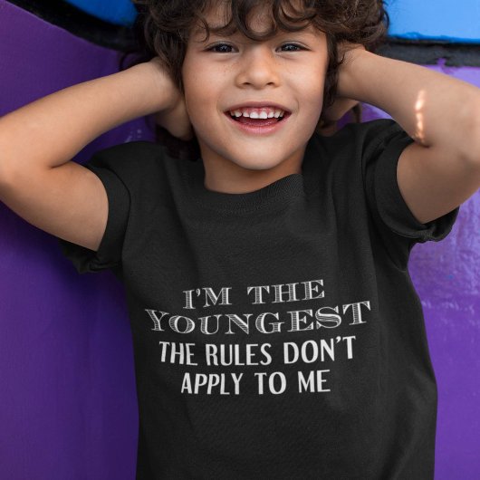 T-shirt Je suis le plus jeune