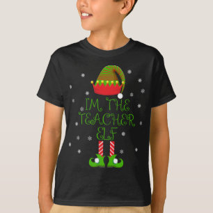 T-shirt Je suis le professeur Elf Funny Xmas