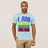 T-shirt je suis le rêve américain (Devant entier)