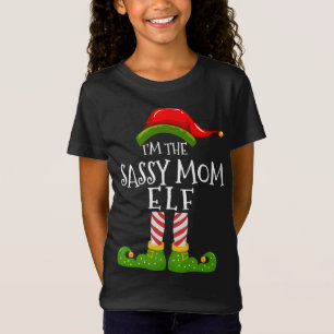 T-Shirt Je suis le Sarcastique Elf Matching Family Group C