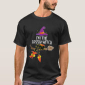 T-shirt Je suis le Sassy Witch Shirt Halloween Matching Gr (Devant)