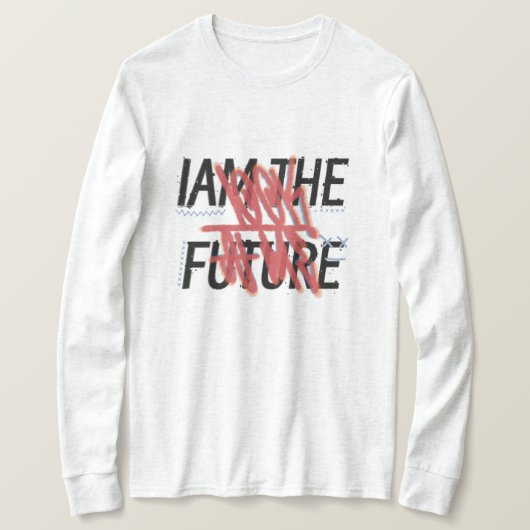 T-shirt Je suis le sweat-shirt du futur (Design devant)