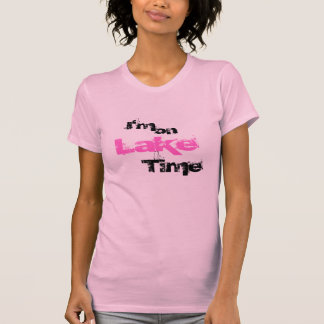 T-shirt je suis le temps de lac