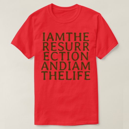 T-shirt Je Suis Le Vert Résurrection (Design devant)