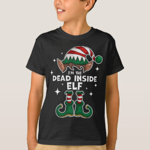 T-shirt Je suis l'Elfe Dead Inside - Matching Family Chris