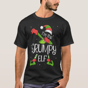 T-shirt Je suis l'elfe grincheux qui fait dab à Père Noël