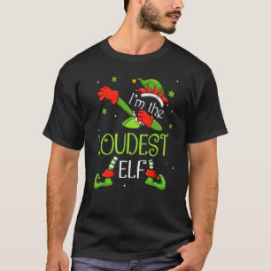 T-shirt Je suis l'Elfe le plus fort Dabbing Santa Claus No