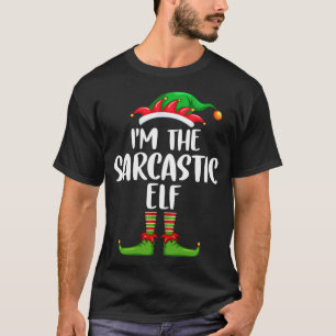 T-shirt Je suis L'Elfe Sarcastique qui correspond à Noël d
